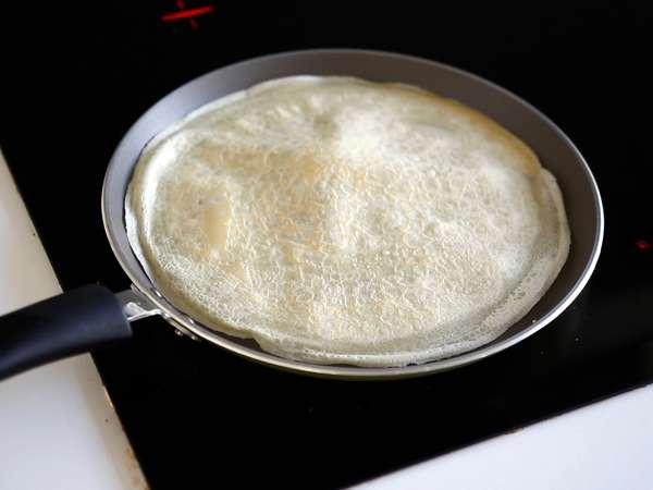 Блинные тальятелле с шоколадом и арахисом! - Подготовка этап 4