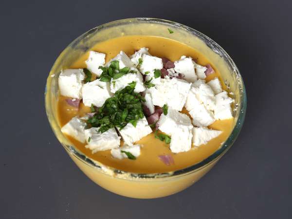 Пирожное с ветчиной и фетой и тыквой: идеальный рецепт для супа из вторсырья! - Подготовка этап 2