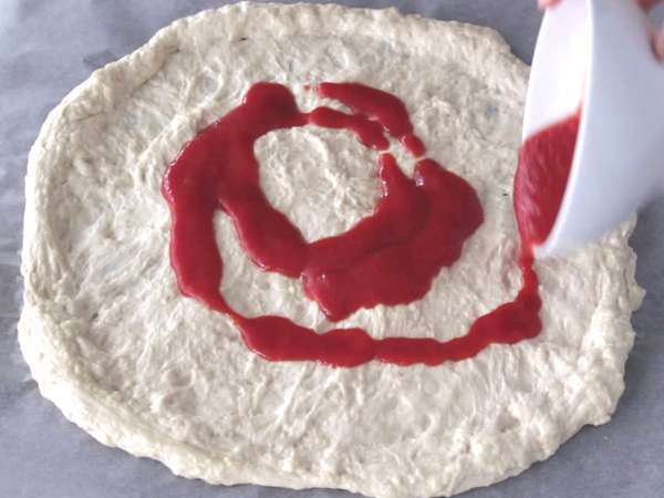 Влажная пицца Маргарита - Подготовка этап 8