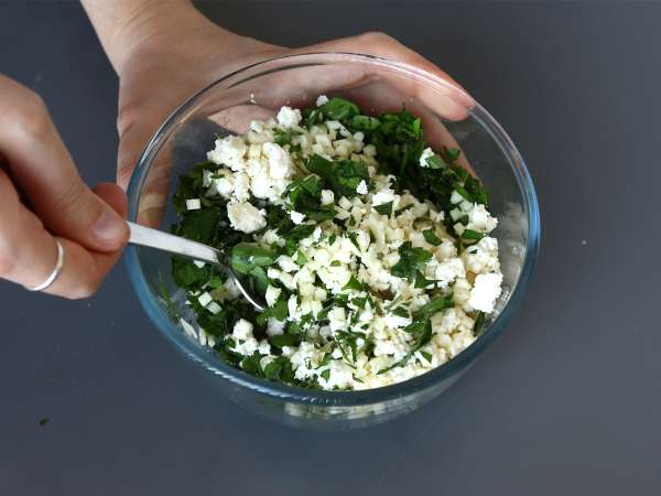 Домашние ливанские рикакаты - приготовление во фритюрнице - Подготовка этап 1