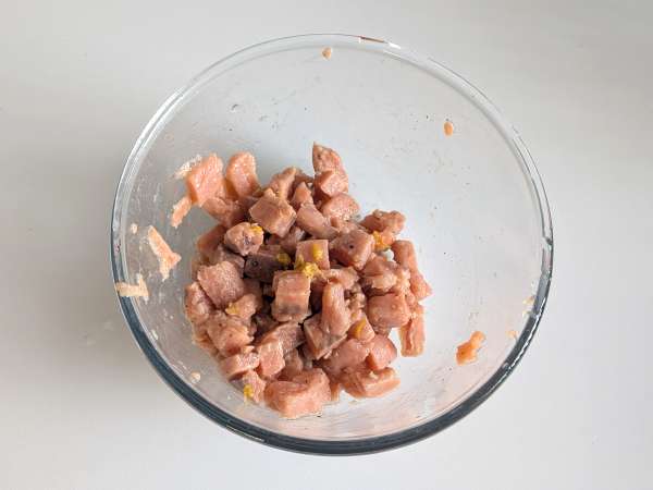 Лазанья из лосося с бурратой и сливочными, хрустящими фисташками - Подготовка этап 1