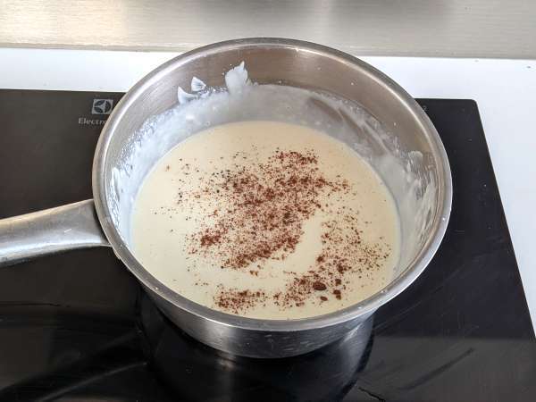 Лазанья из лосося с бурратой и сливочными, хрустящими фисташками - Подготовка этап 4