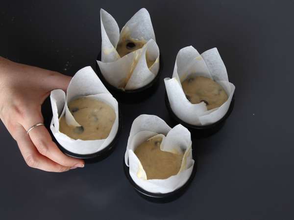 Изысканные кексы с бананами и шоколадной крошкой - Подготовка этап 9