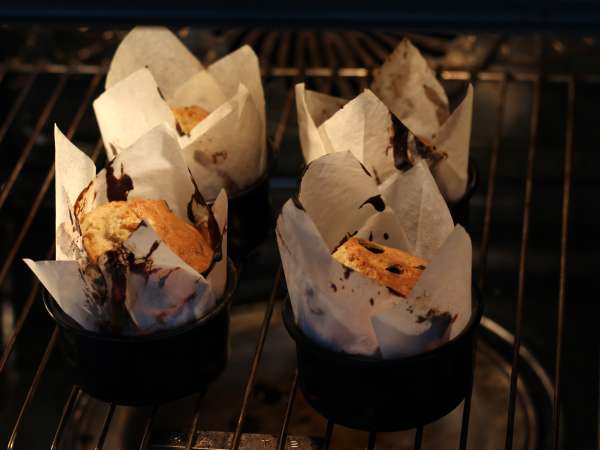 Изысканные кексы с бананами и шоколадной крошкой - Подготовка этап 10