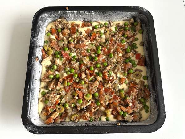 Пирог с сардинами: простой, влажный и вкусный рецепт - Подготовка этап 8