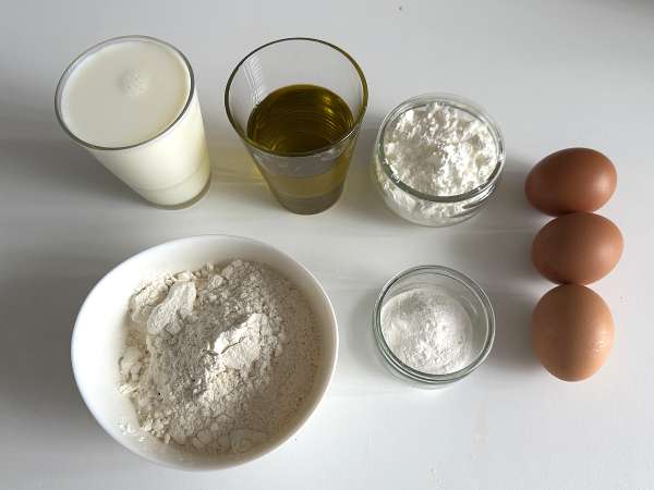 Пикантное тесто для пирога в блендере: быстро, просто и очень влажно - Подготовка этап 1