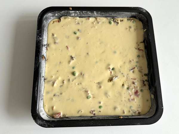 Пикантное тесто для пирога в блендере: быстро, просто и очень влажно - Подготовка этап 6