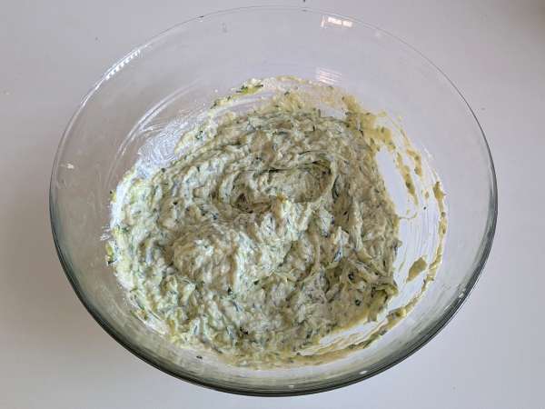 Конкильони, фаршированные рикоттой, кабачками и лимоном: сливочный и запеченный в духовке - Подготовка этап 5