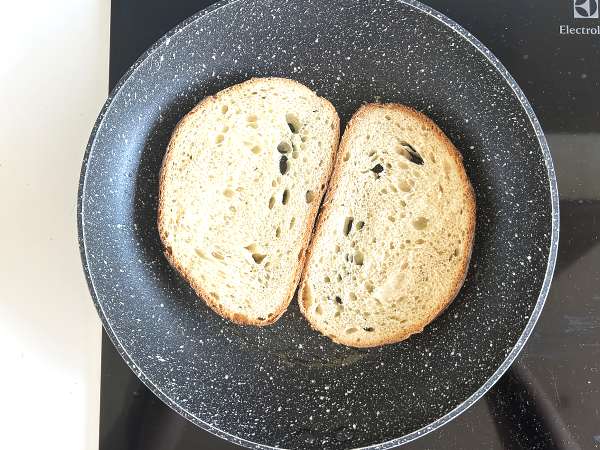 Тартины со спаржей, лимоном и базиликовой рикоттой - Подготовка этап 4