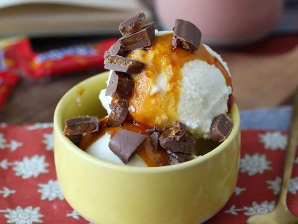 Домашний McFlurry с карамелью Daim в Ninja Creami - Подготовка этап 6