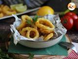 Calamares a la romana - кальмар в панировке в кляре - Подготовка этап 5