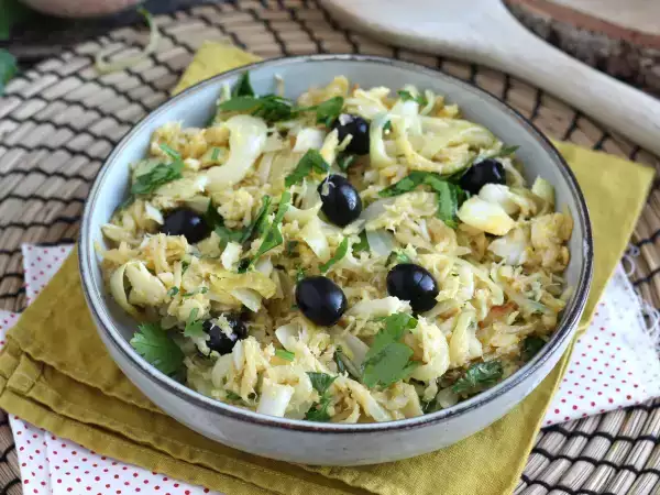 Рецепт Bacalhau à brás от petitchef