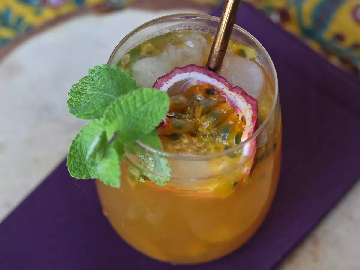 Чай со льдом из маракуйи - фото 4