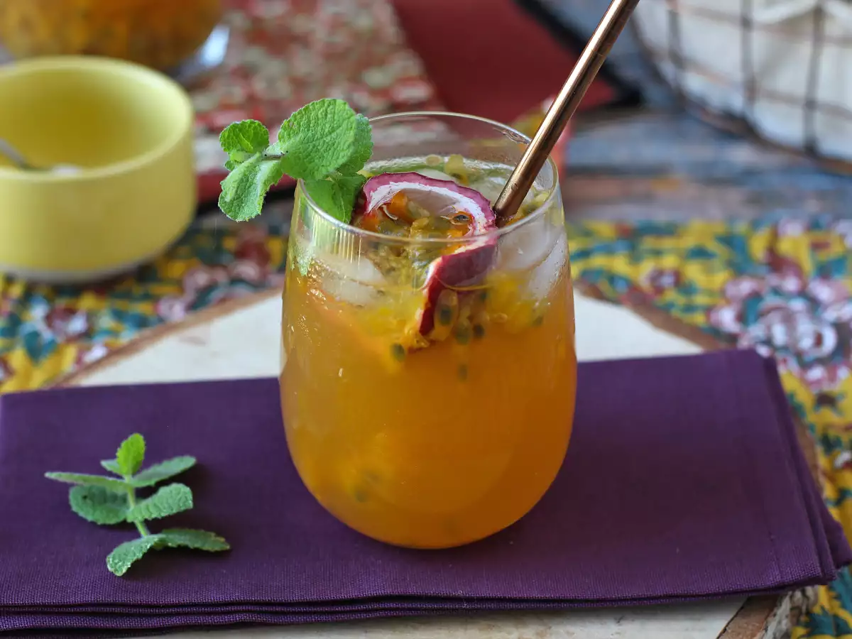 Чай со льдом из маракуйи - фото 5