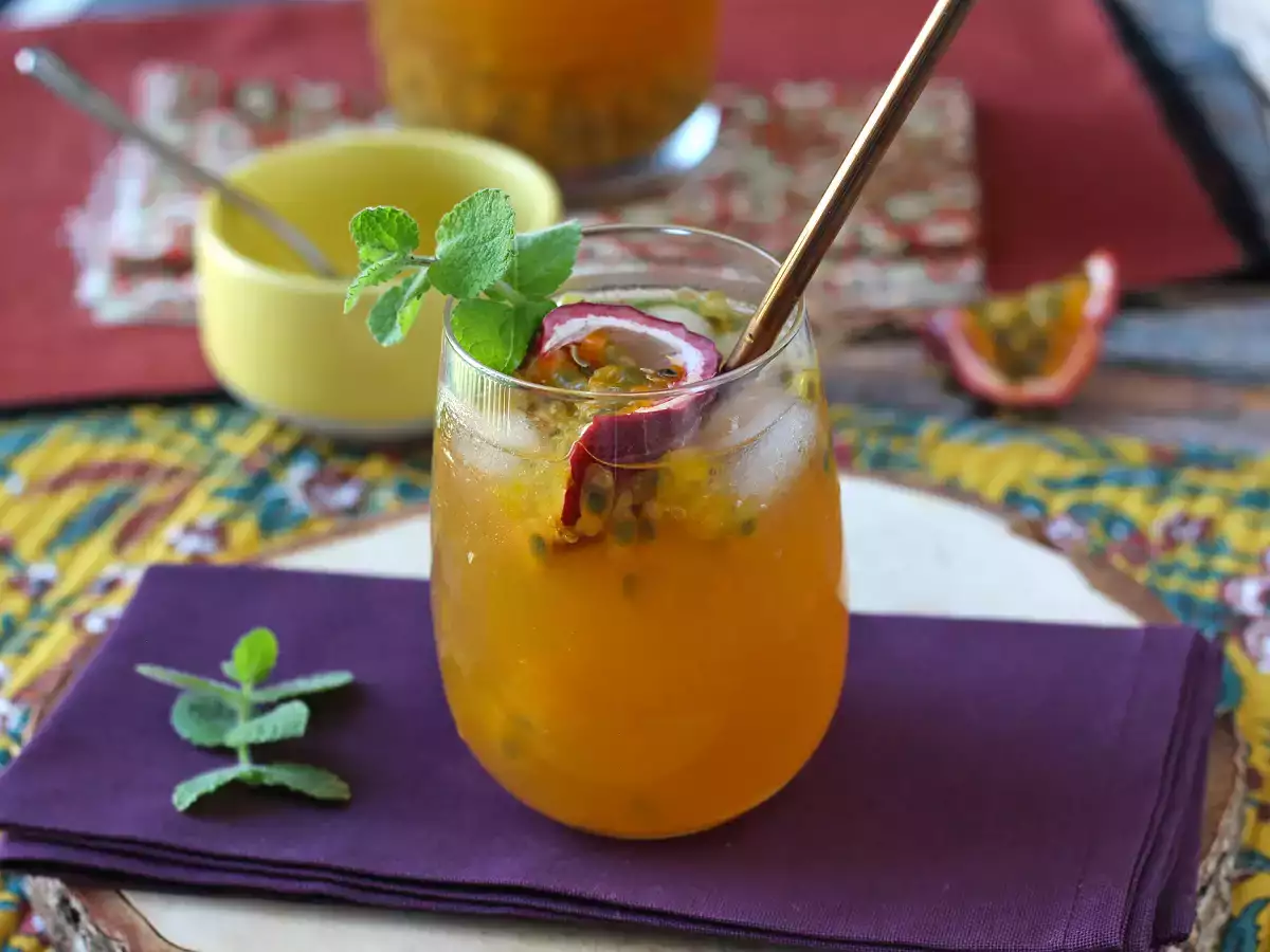 Чай со льдом из маракуйи - фото 7
