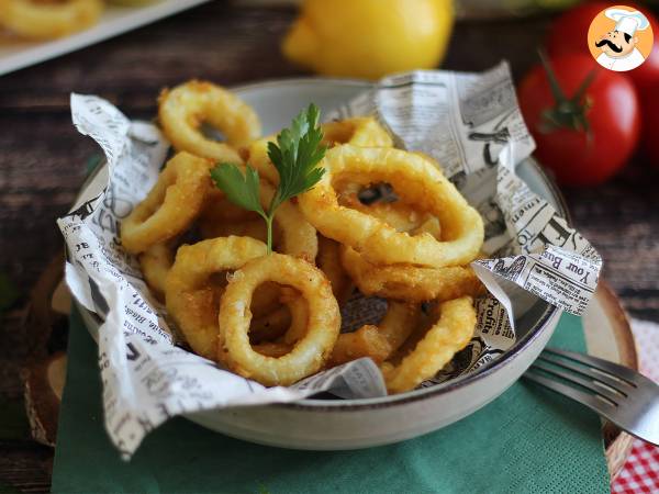 Calamares a la romana - кальмар в панировке в кляре