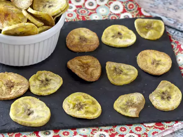 Рецепт Чипсы из плантана в духовке