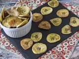 Чипсы из подорожника, запеченные в духовке, фото 1
