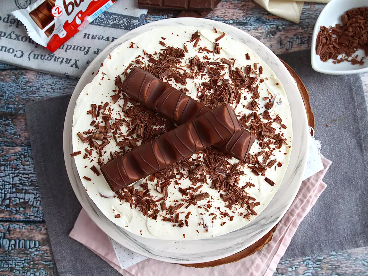 Чизкейк Kinder Bueno без выпечки - фото 2