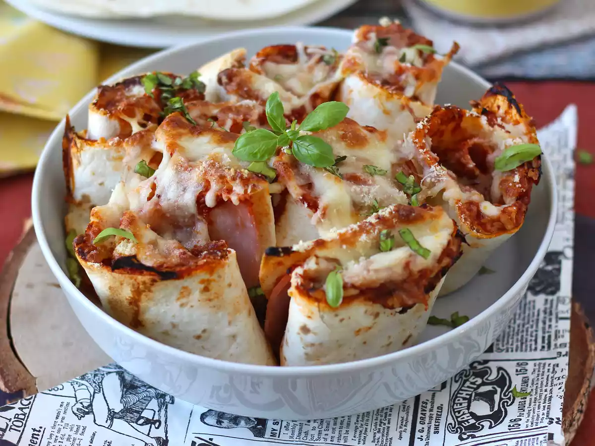 Что делать с тортильями Изысканное блюдо со вкусом пиццы!
