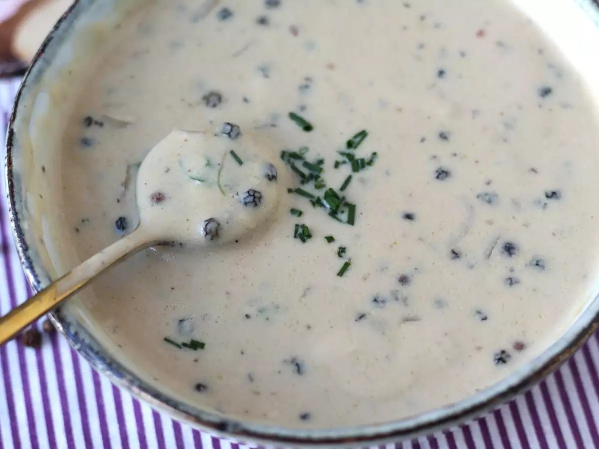 Домашний перечный соус: сливочный, ароматный и очень простой!