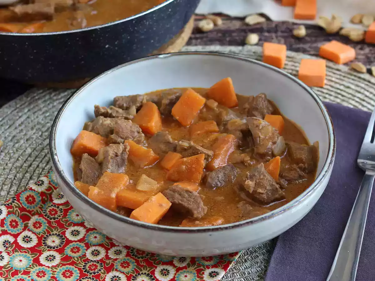 Говядина с мафе (простой и вкусный вариант!)