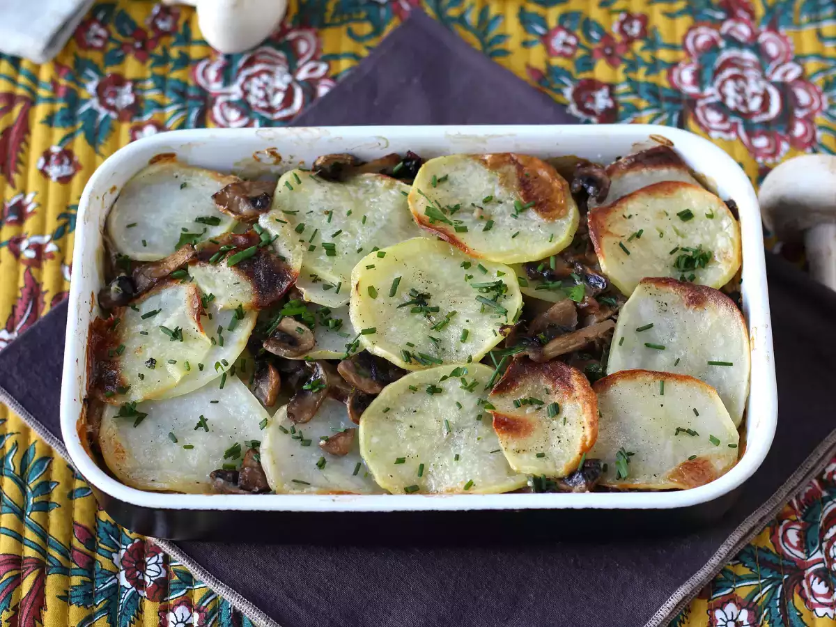 Гратен из картофеля с грибами - фото 5