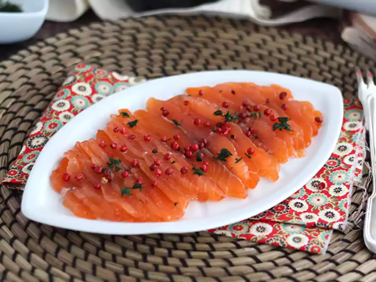 Гравлакс, маринованный лосось по-шведски
