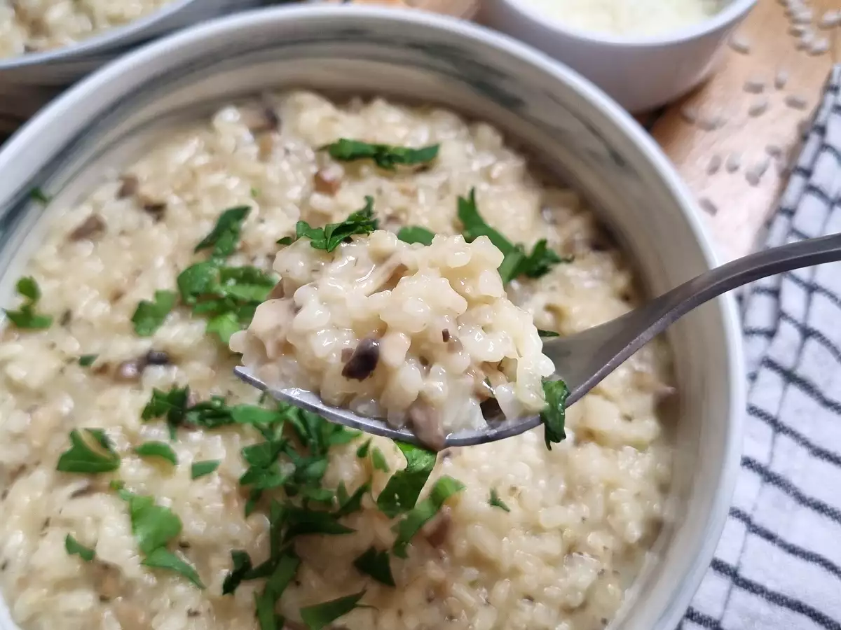 Грибное ризотто в Thermomix - фото 2