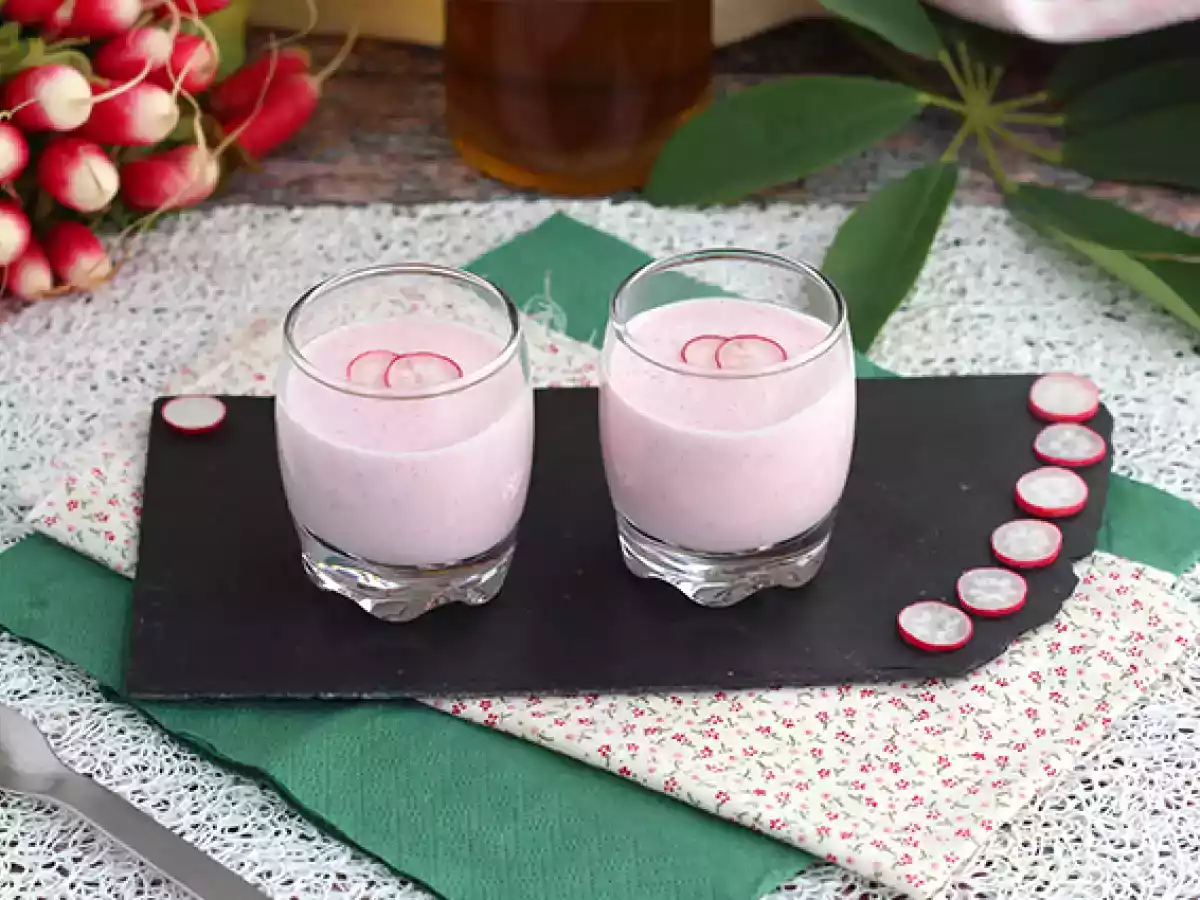 Холодный суп из редьки