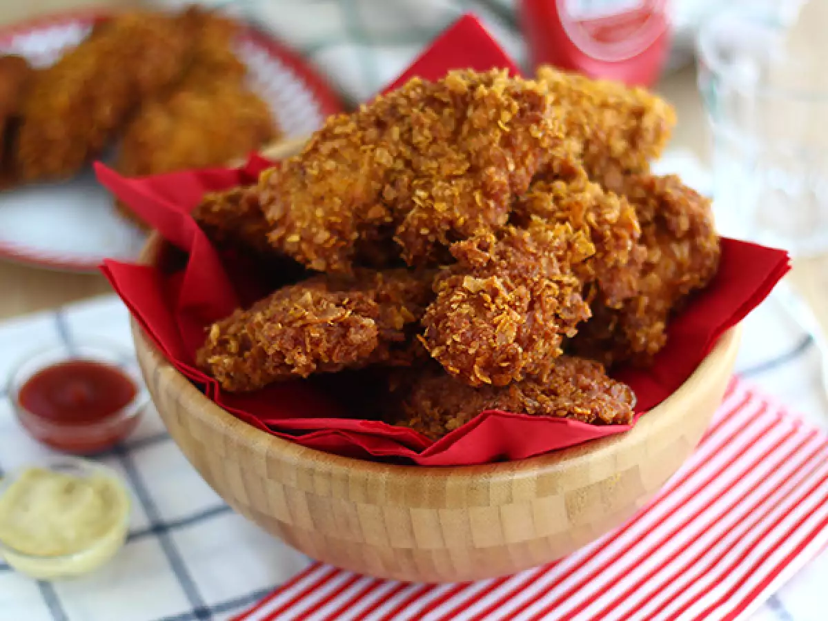 Хрустящие куриные стрипсы как в KFC - фото 2