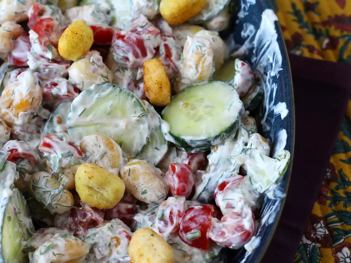 Хрустящий салат с ньокки — модный, вкусный и сбалансированный рецепт для лета! - фото 2