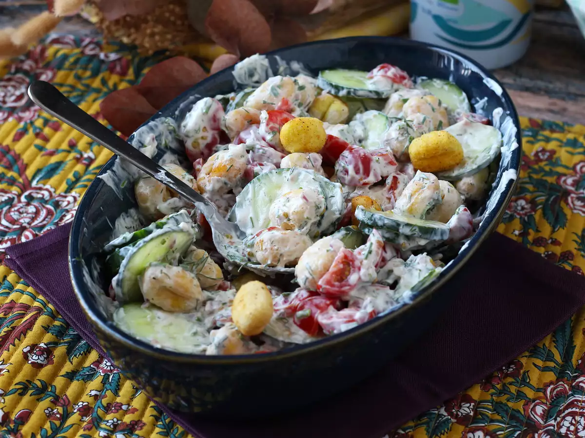 Хрустящий салат с ньокки — модный, вкусный и сбалансированный рецепт для лета! - фото 3