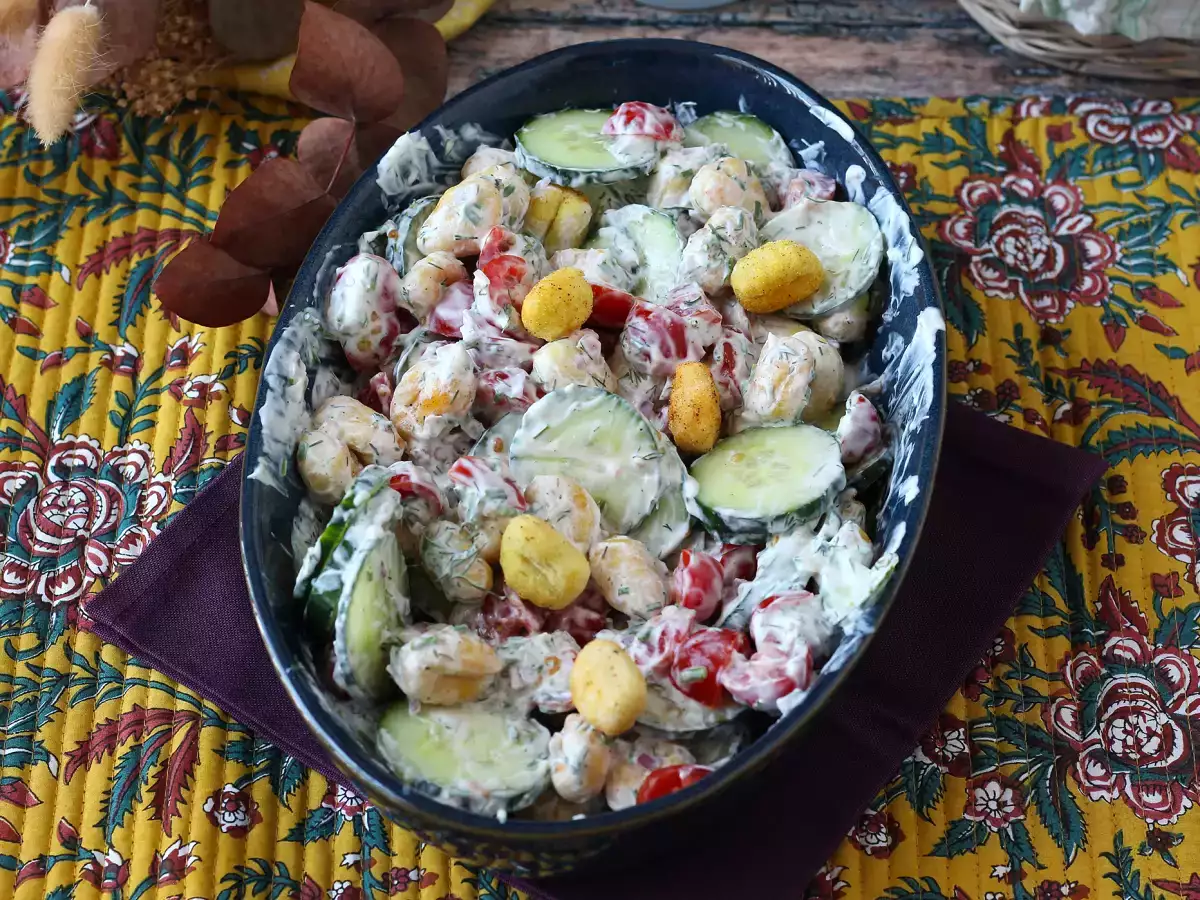 Хрустящий салат с ньокки — модный, вкусный и сбалансированный рецепт для лета! - фото 7