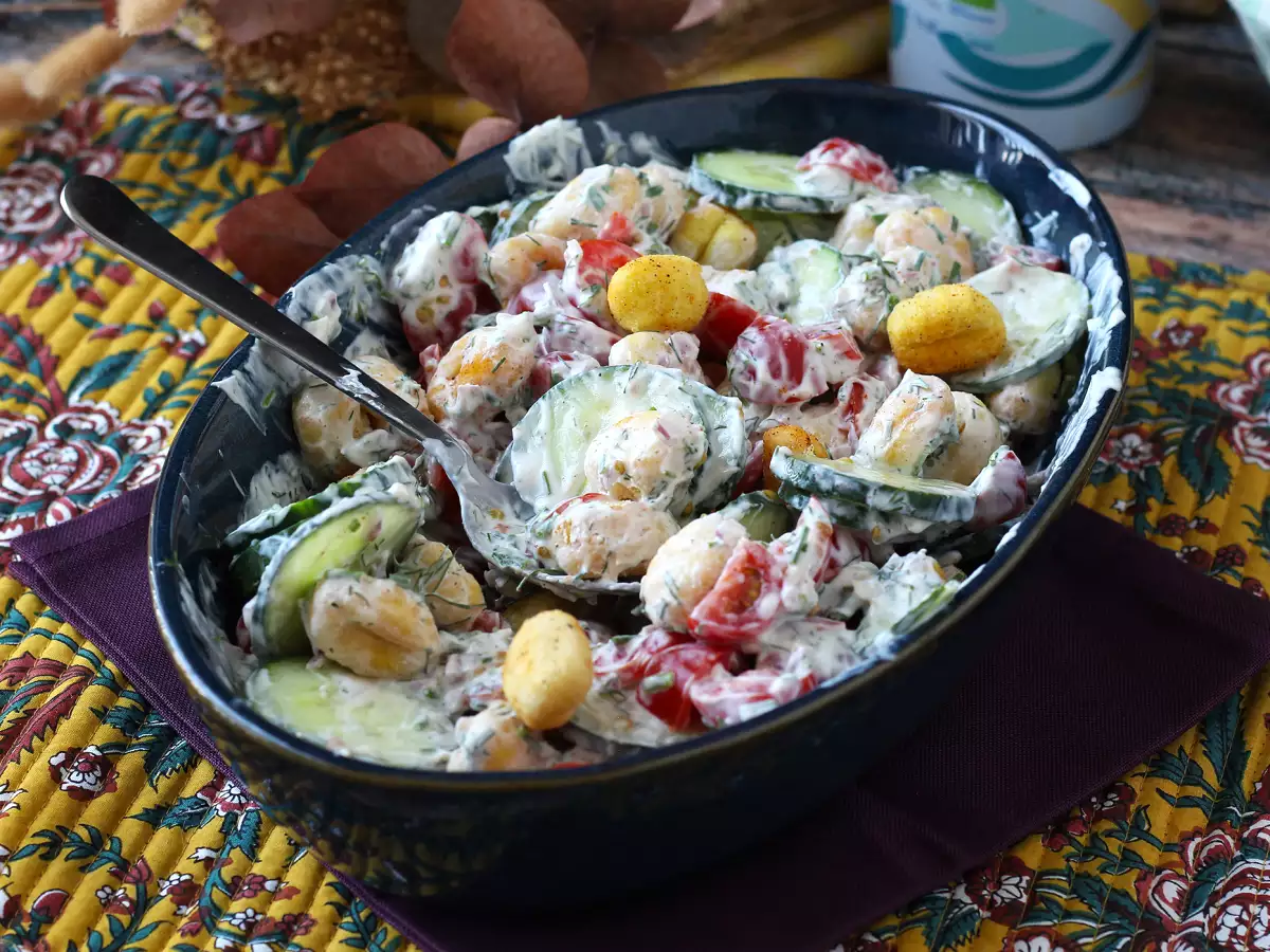 Хрустящий салат с ньокки, ультрамодный, вкусный и сбалансированный, идеальный для лета! - фото 3