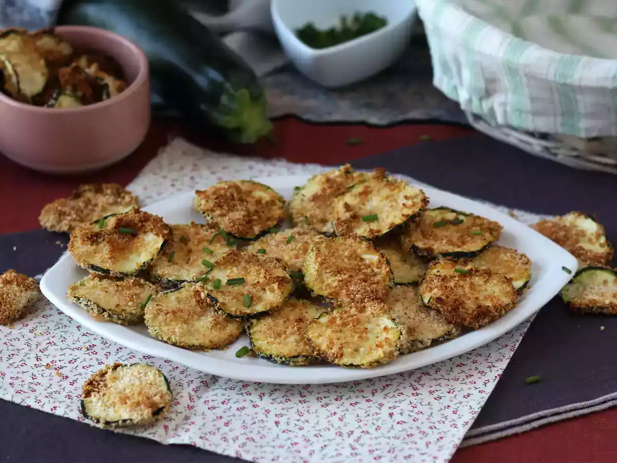 Кабачковые чипсы в аэрофритюрнице