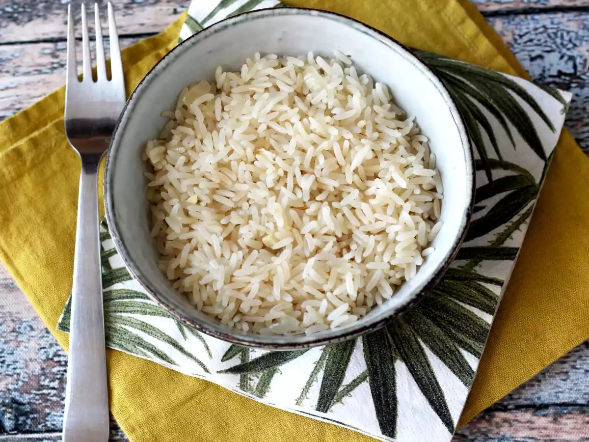 Как приготовить белый рис