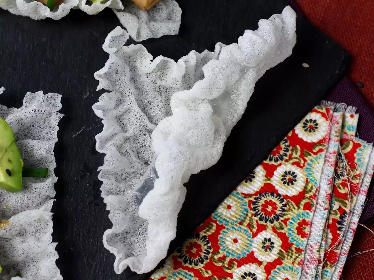 Как приготовить чипсы из рисовой бумаги? - фото 3