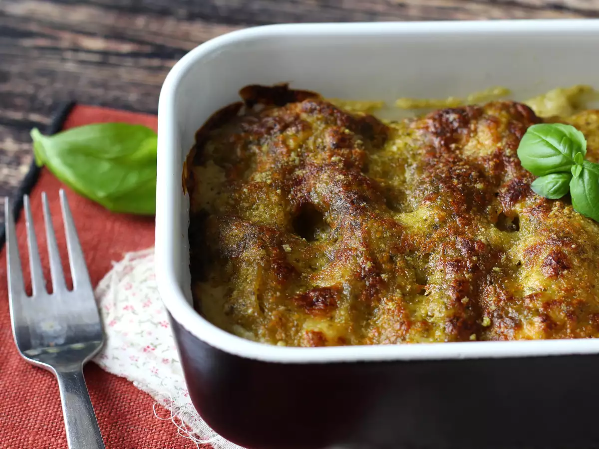 Каннеллони с песто: нежные, под сырной корочкой — простой и вкусный рецепт - фото 4