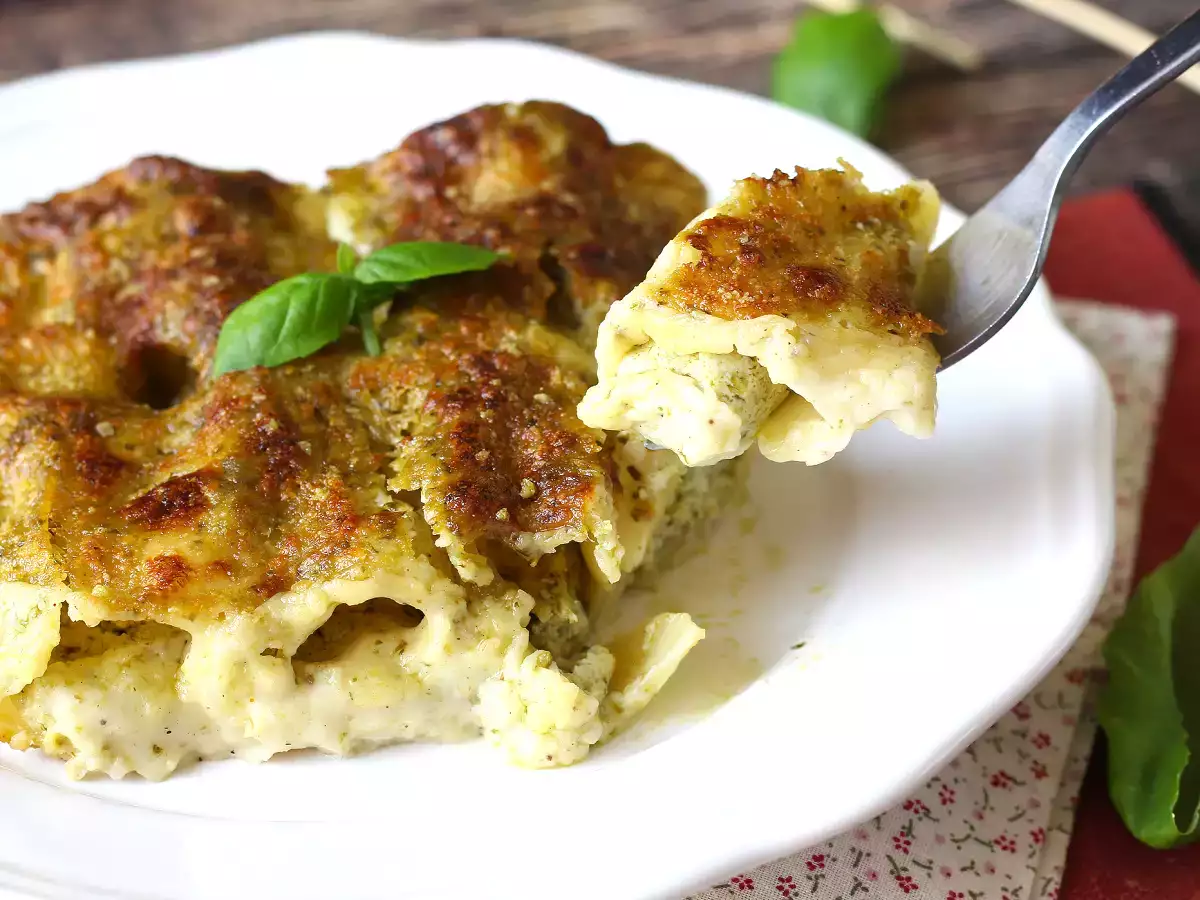 Каннеллони с песто в сливках: простой и вкусный рецепт - фото 7