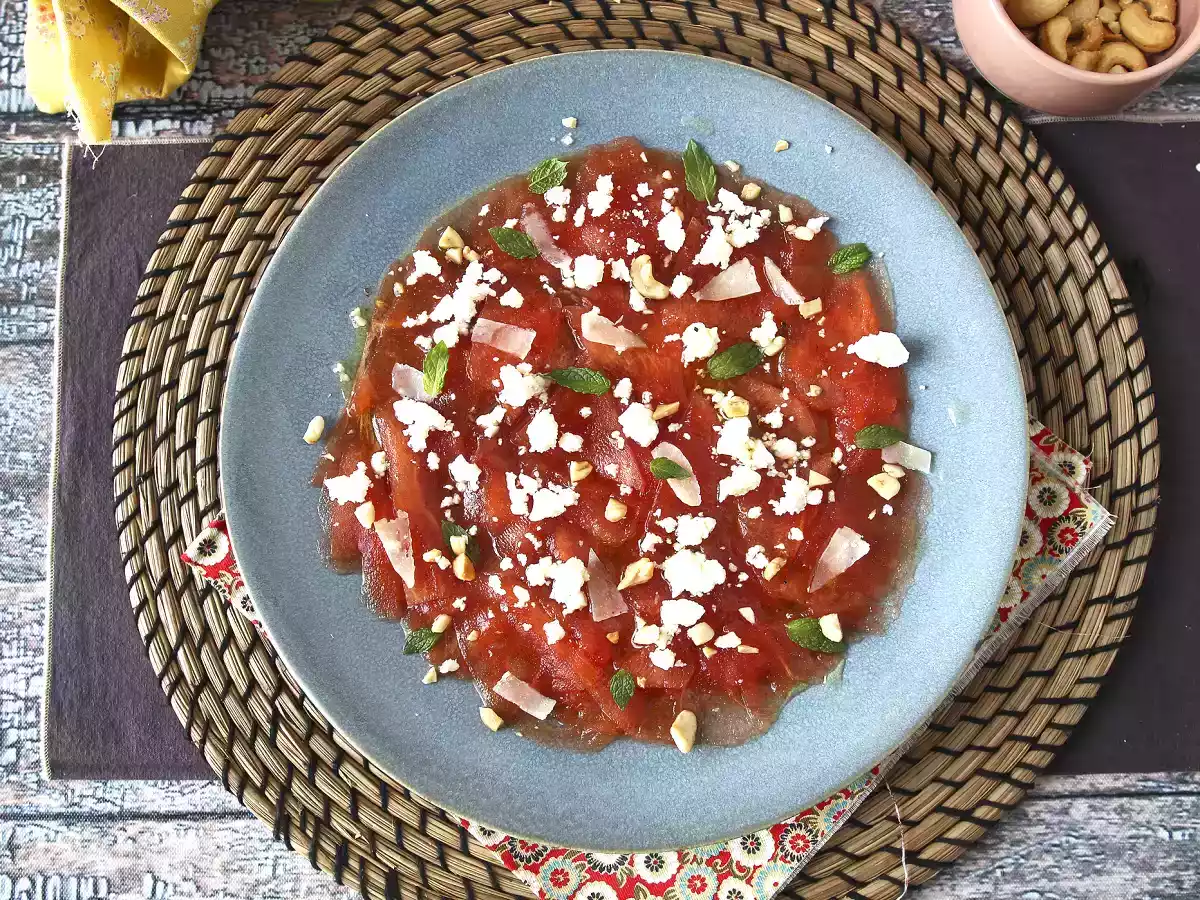 Карпаччо из арбуза: освежающая летняя закуска - фото 2