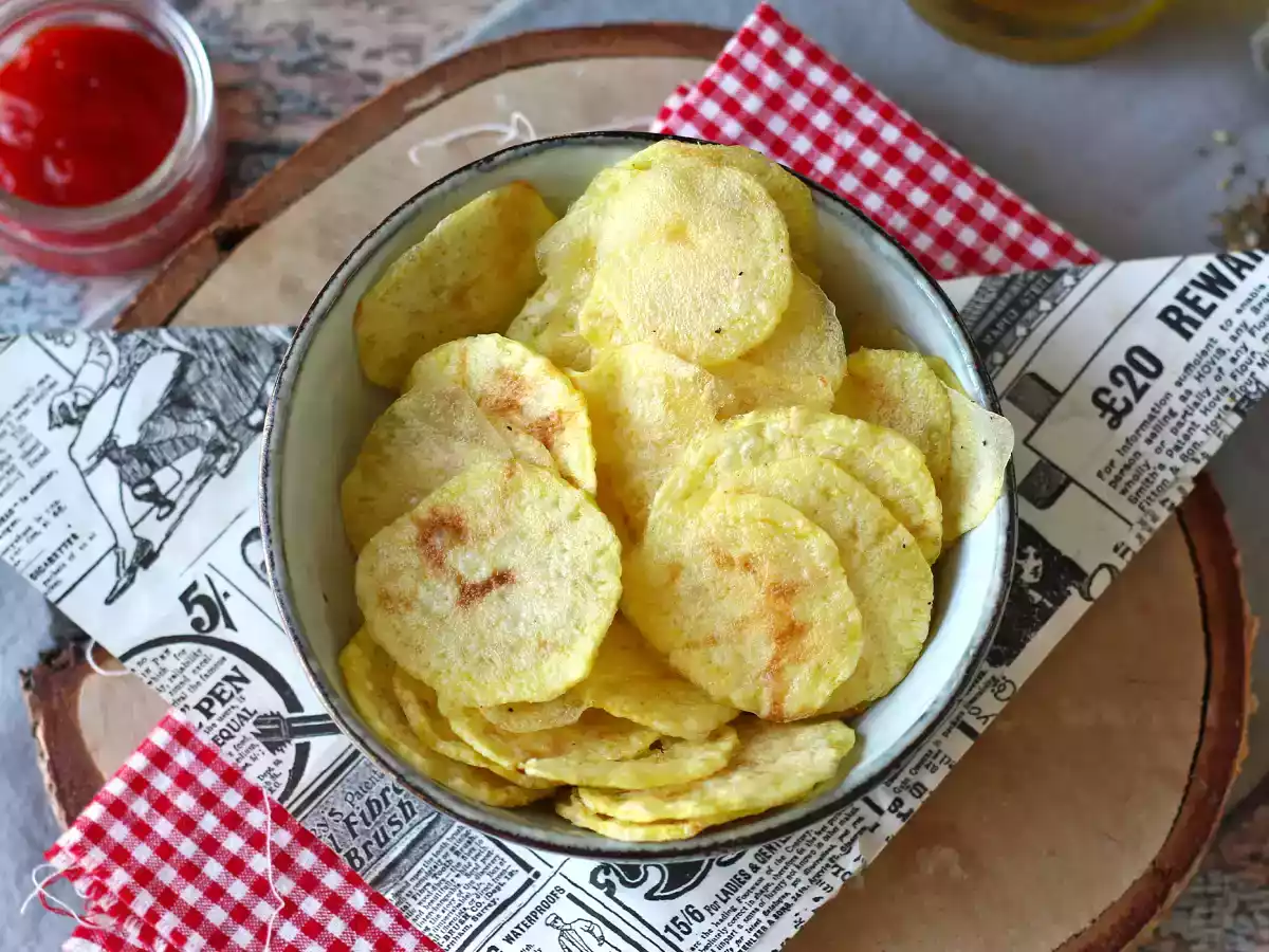 Картофельные чипсы, приготовленные в микроволновой печи - фото 2