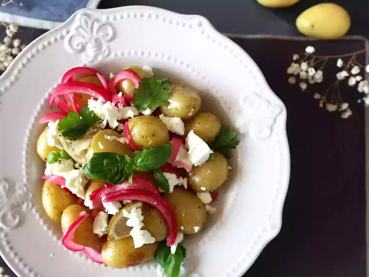 Картофель в папильотках с лимоном и фетой - фото 3