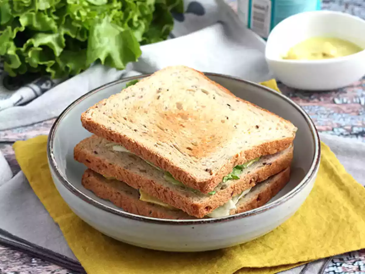 Клубный сэндвич с курицей карри - фото 3