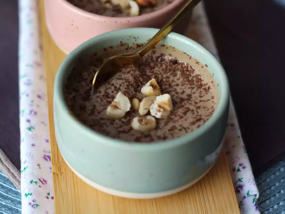 Кофейный мусс из шелковистого тофу: 3 ингредиента, без яиц и сливок