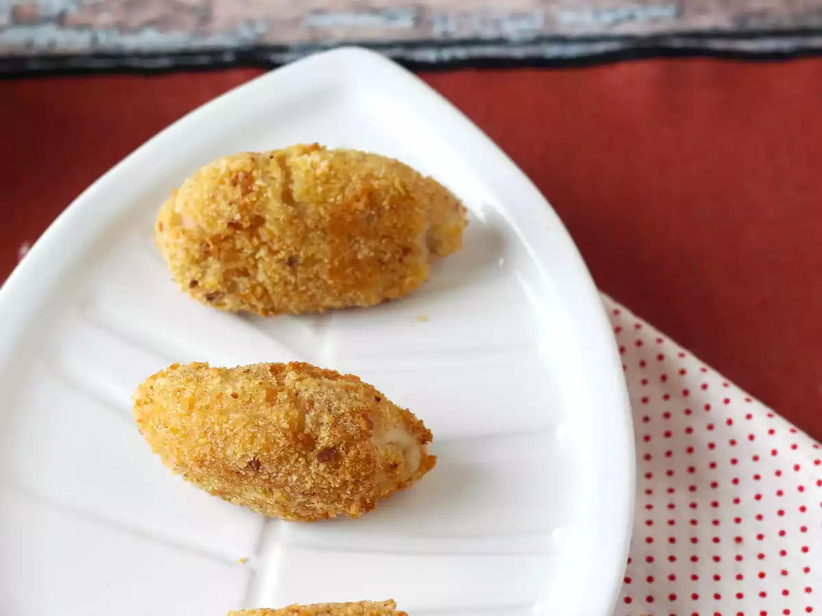 Крокеты с ветчиной в Air Fryer: мало масла, но хрустящие, как всегда! - фото 3