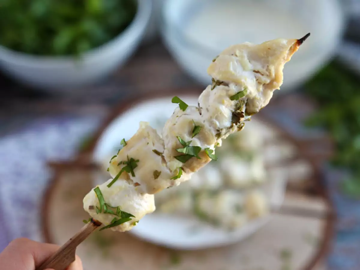 Куриные шашлычки в маринаде из йогурта и лимона - фото 2