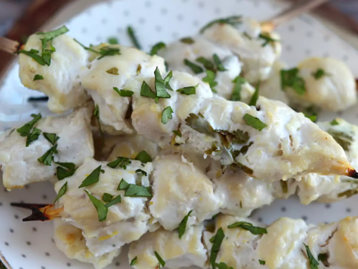 Куриные шашлычки в маринаде из йогурта и лимона - фото 4
