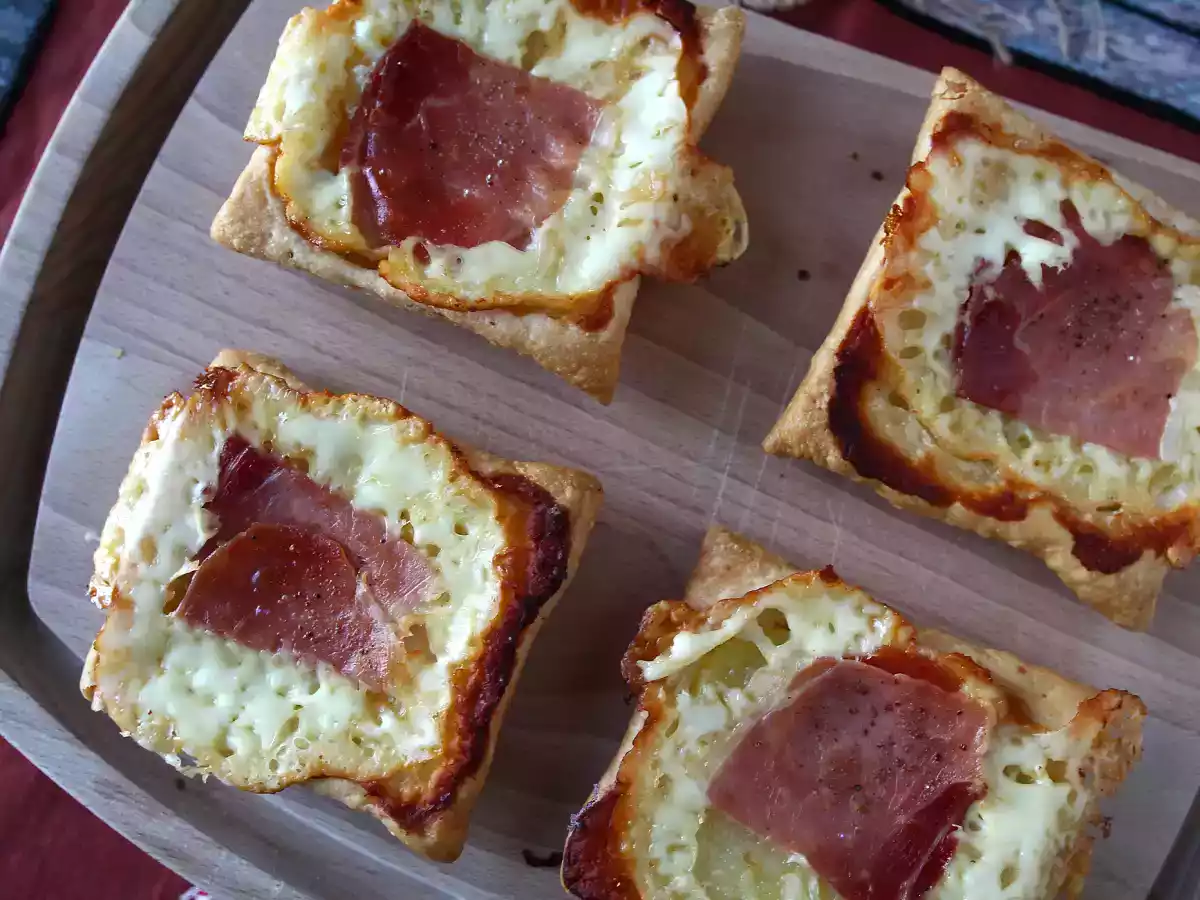 Маленькие тарталетки татин со вкусом раклета, отдельные порции - фото 2