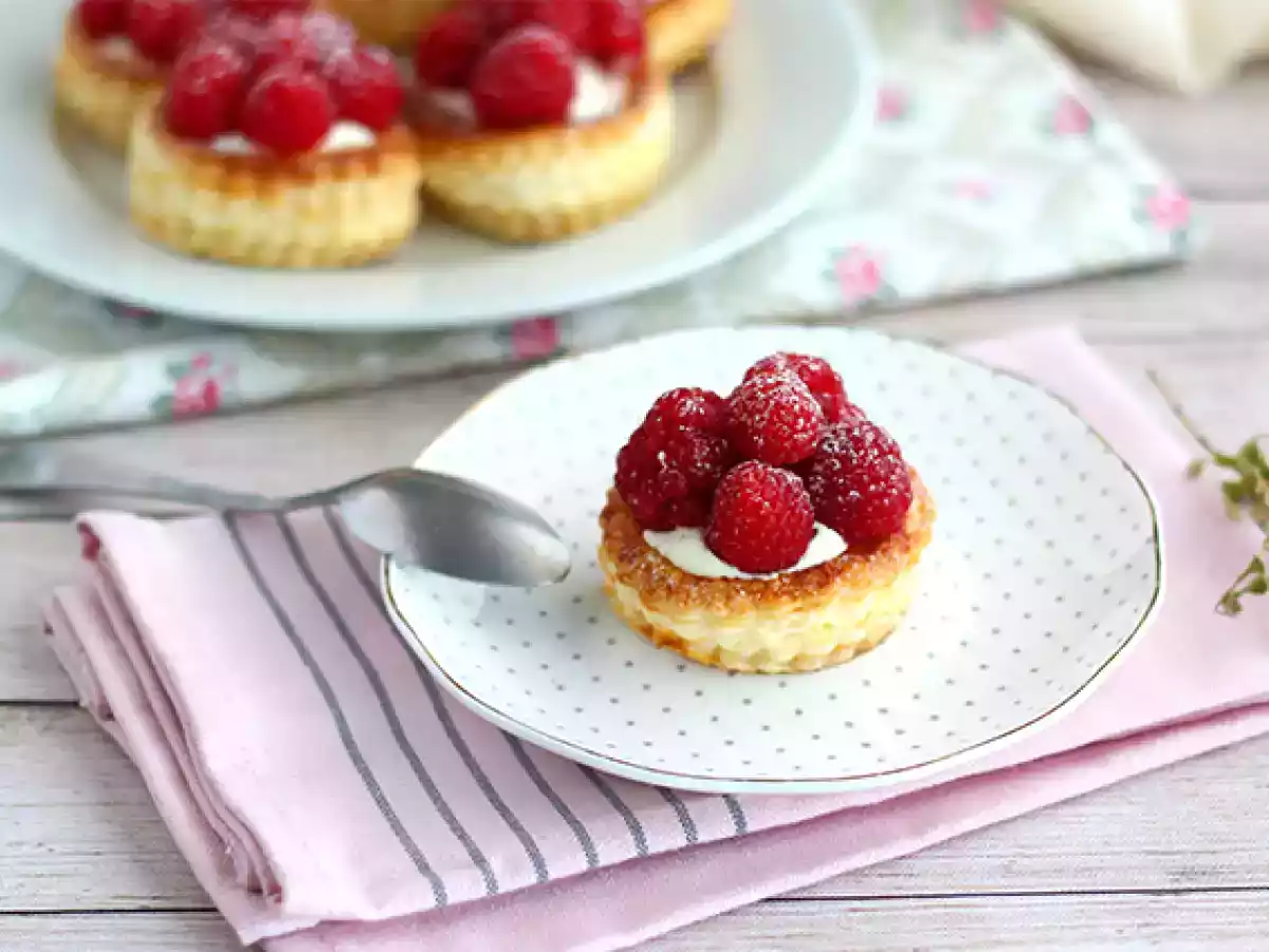 Малина и маскарпоне vol au vents - фото 2